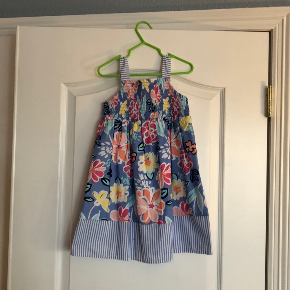 Girls Gymboree floral summer strappy dress